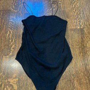 NWOT Black Wild Fable bodysuit with spaghetti straps size medium